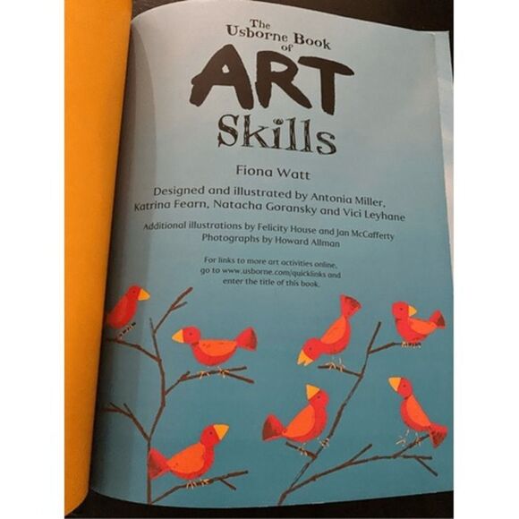 The Usborne Book of Art Skills kids drawing creative - Picture 3 of 6